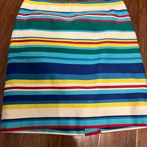 Talbots striped skirt 10